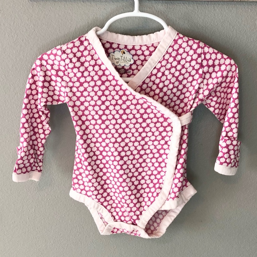Tiny Tillia by Avon Long Sleeve Onesie 3-6 Months